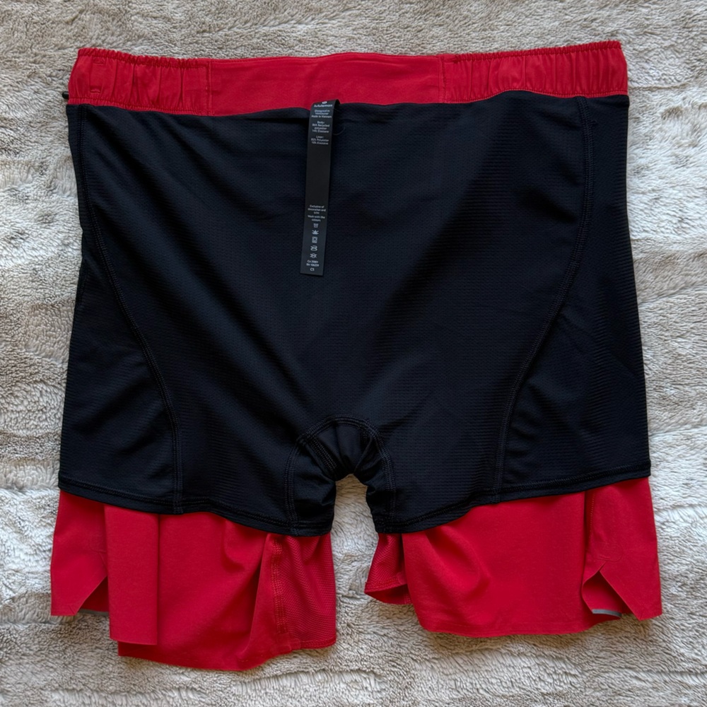 Lululemon Men’s Surge Short *6" Updated in Bold Red Size L - Picture 8 of 15